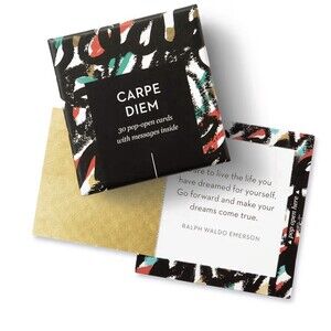 Compendium ThoughtFulls Pop-Open Cards — Carpe Diem — 30 Pop Open Cards